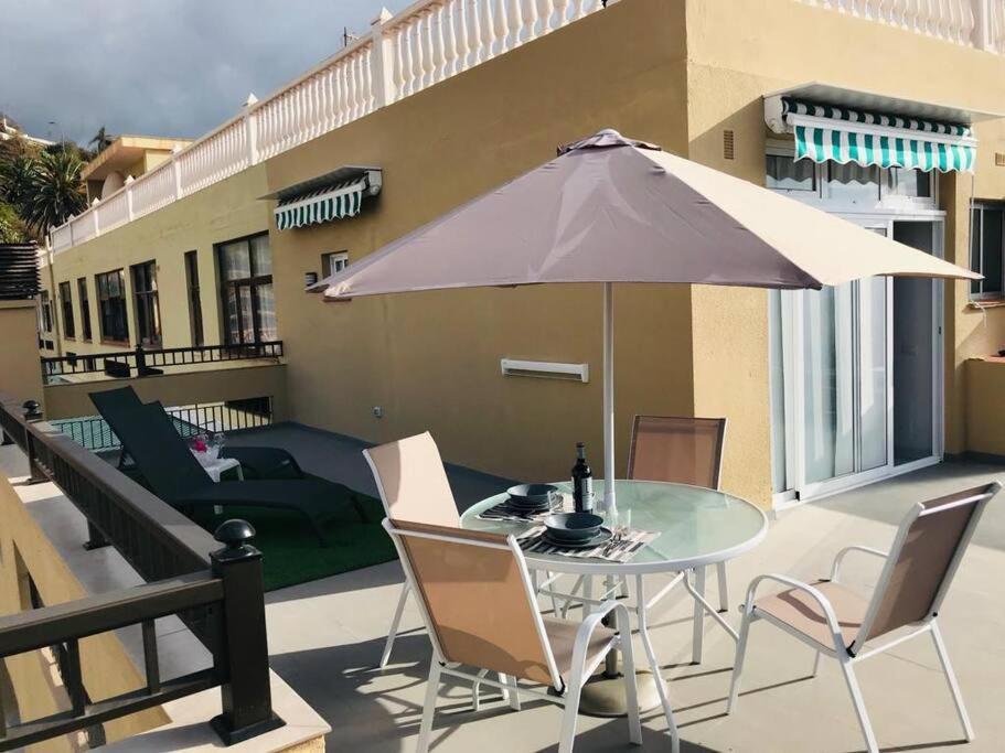Estudio Con Amplia Terraza En Puerto De La Cruz Bagian luar foto