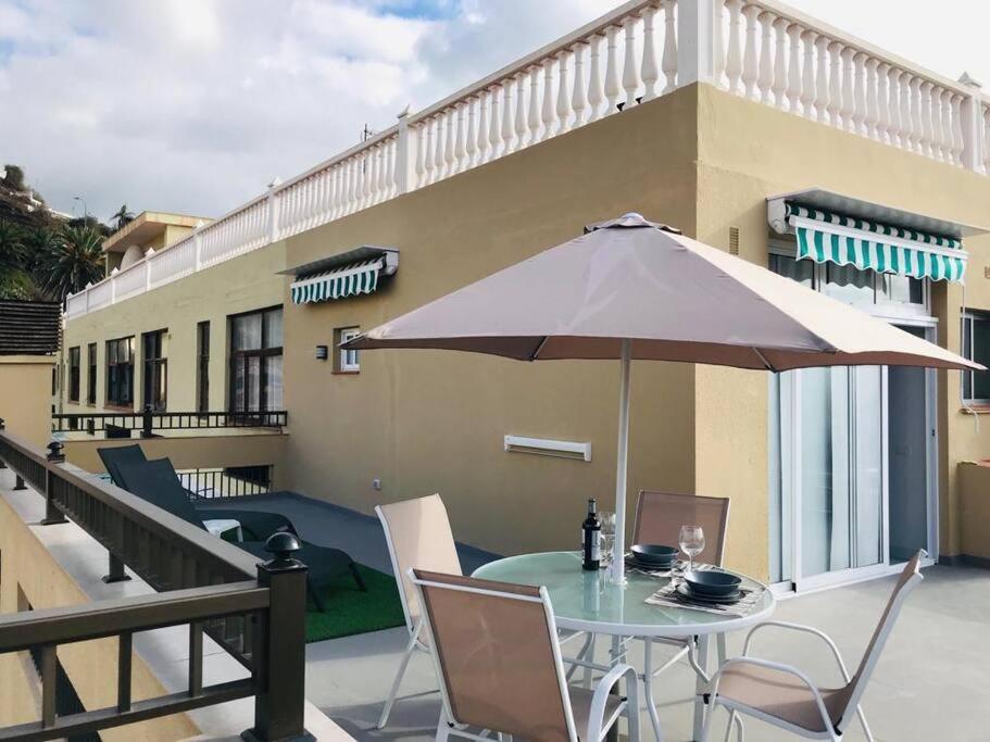 Estudio Con Amplia Terraza En Puerto De La Cruz Bagian luar foto
